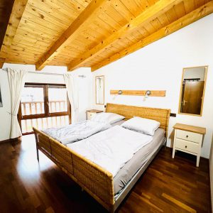 Schlafzimmer - Ferienwohnung Tenno