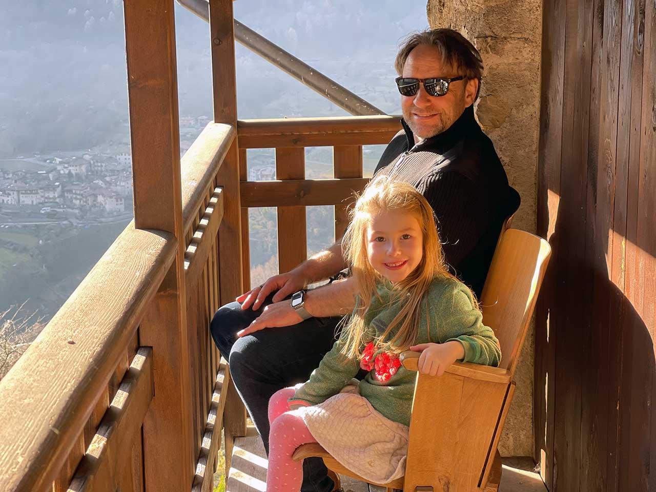 Balkon - Ferienwohnung Tenno