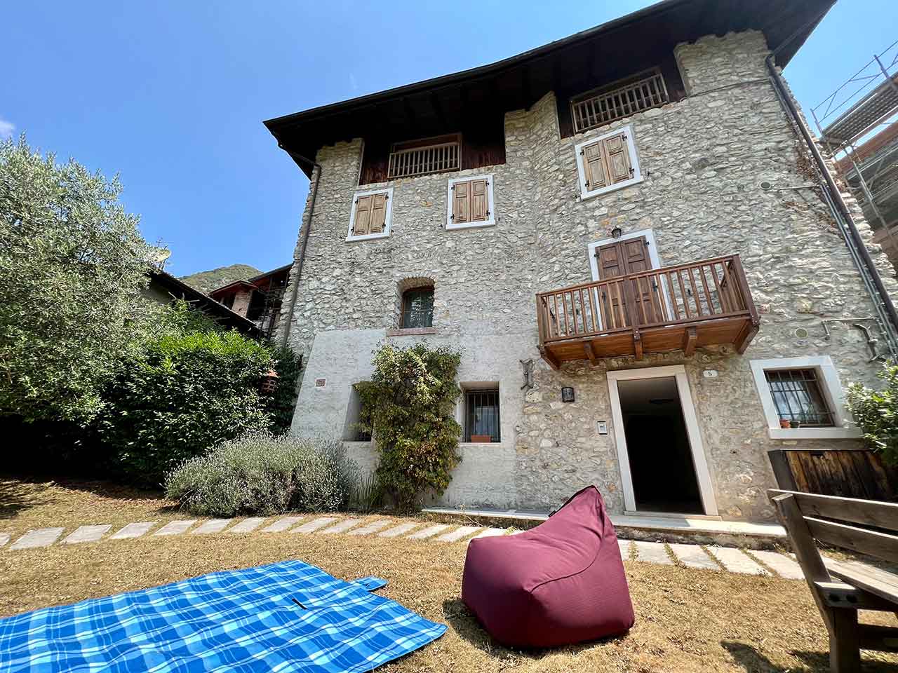 Garten - Ferienwohnung Tenno